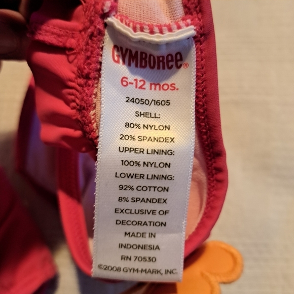 Gymboree girls size 6-12 months Social  Butterfly 2 piece bottom has PUL lining - Picture 2 of 4